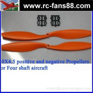10 x 45 orange Propeller Set (cw, ccw)
